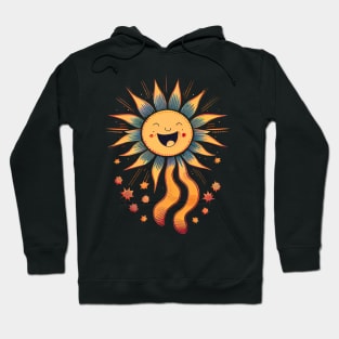 Retro Happy Sun Hoodie